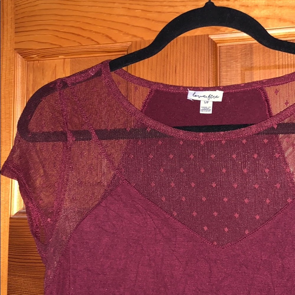 Maroon dress